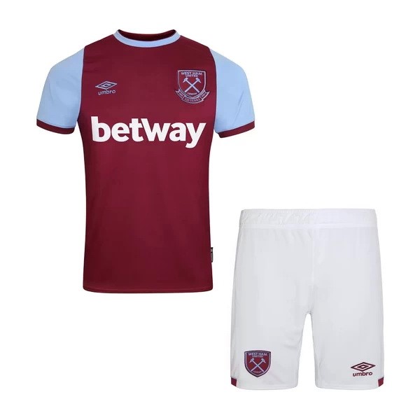 Maglia West Ham United Prima Bambino 20/21 Rosso